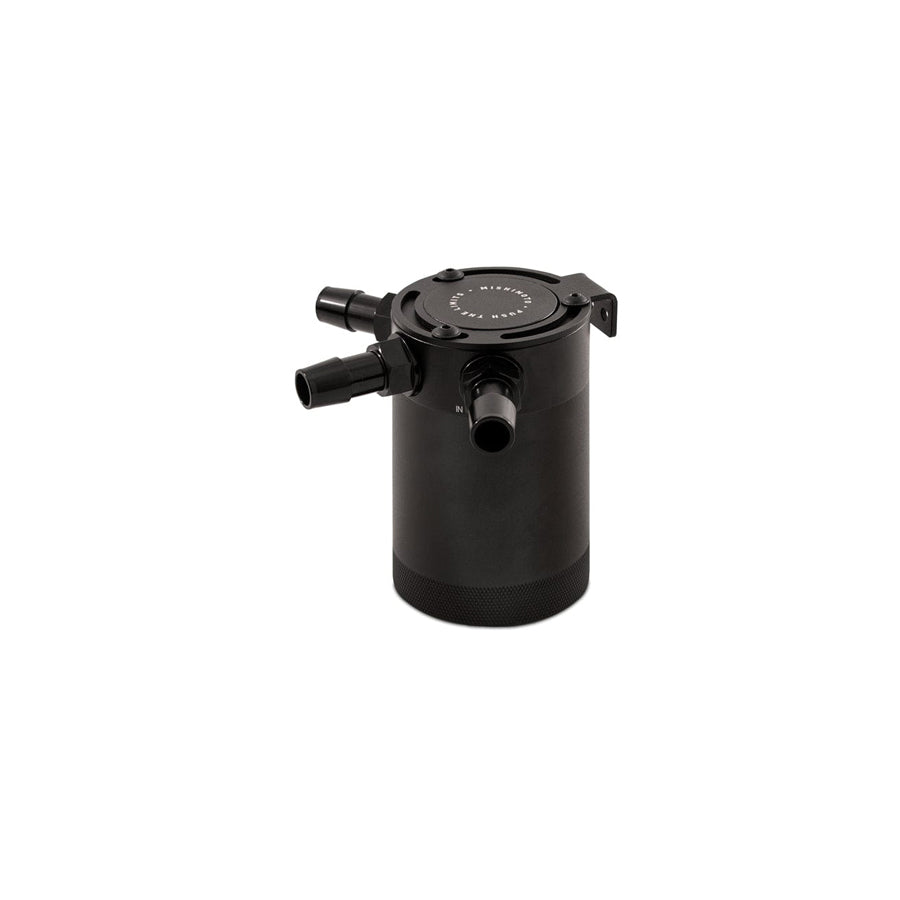 Mishimoto MMBCC-CBTHR-BK Compact Baffled Oil Catch Can - 3-Port