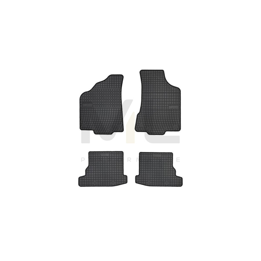 FROGUM Tailored 0402 Floor mat set for VW Polo III Hatchback (6N2) Elastomer, Front and Rear, Quantity: 4, Black | ML Performance Car Parts