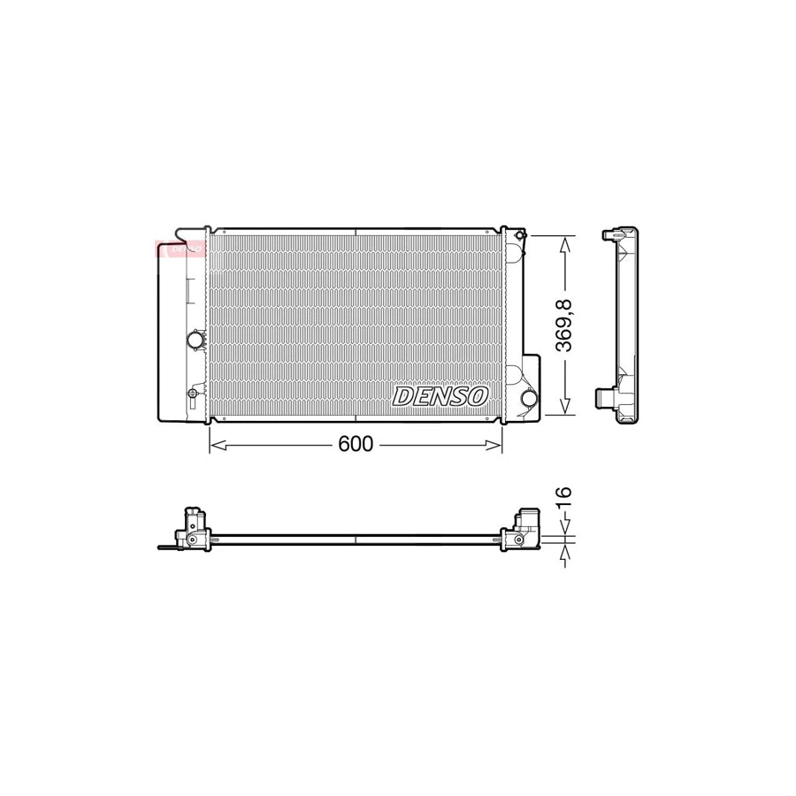 Denso DRM50126 Drm50126 Engine Radiator | ML Performance UK