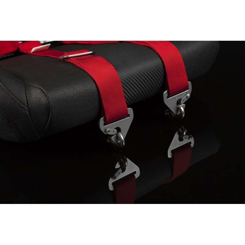 BRAUM 6 Pt – Fia Racing Harness (Red)