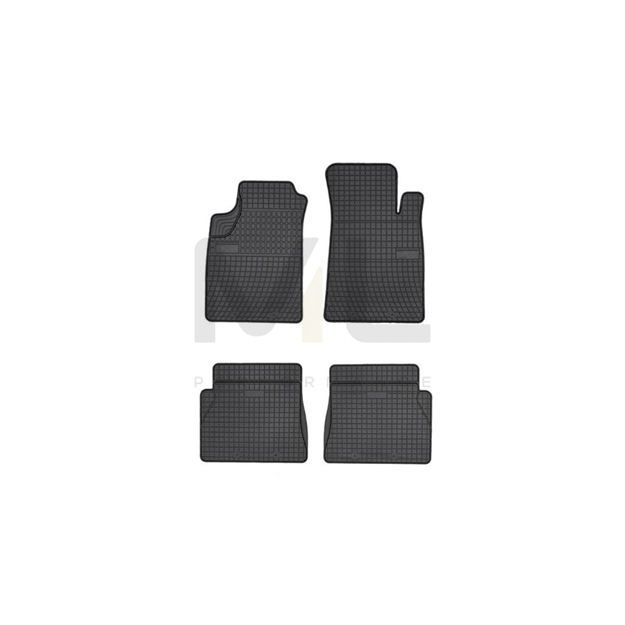 FROGUM Tailored 0649 Floor mat set for RENAULT KANGOO Elastomer, Front and Rear, Quantity: 4, Black | ML Performance Car Parts