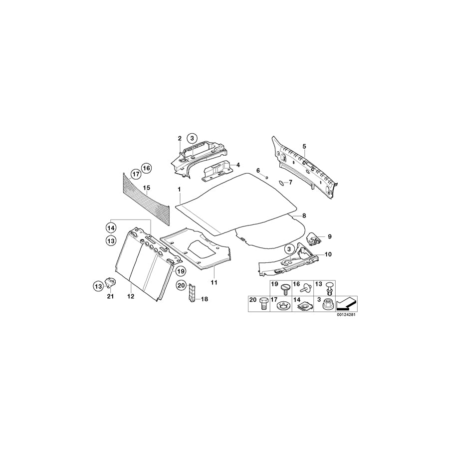 Genuine BMW 51478251272 E65 E66 Front Trunk Mat Base (Inc. 745d, 740i & 740d) | ML Performance UK