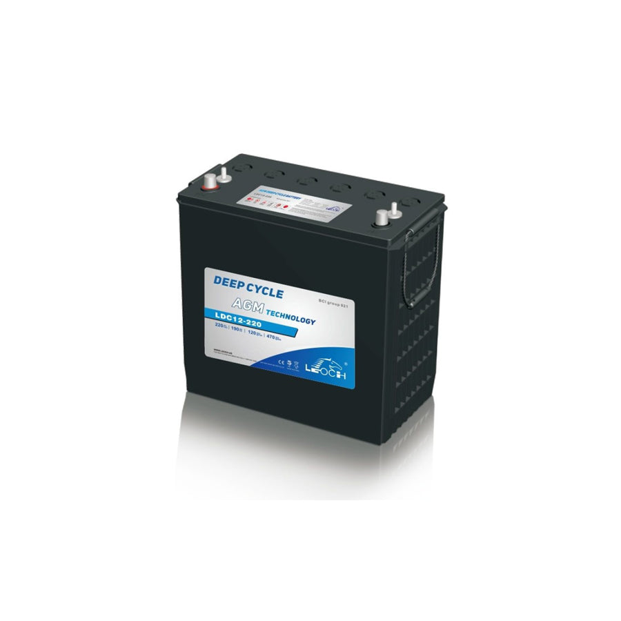 Leoch 12V 220Ah Deep Cycle AGM Battery - LDC12-220 | ML Performance UK Car Parts