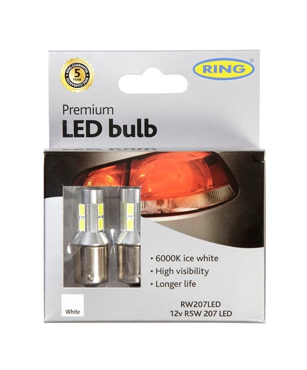 RING RW207LED 12V LED (207/245-R5W/R10W) 400lm 6000K SCC BA15S Side & Tail | ML Performance