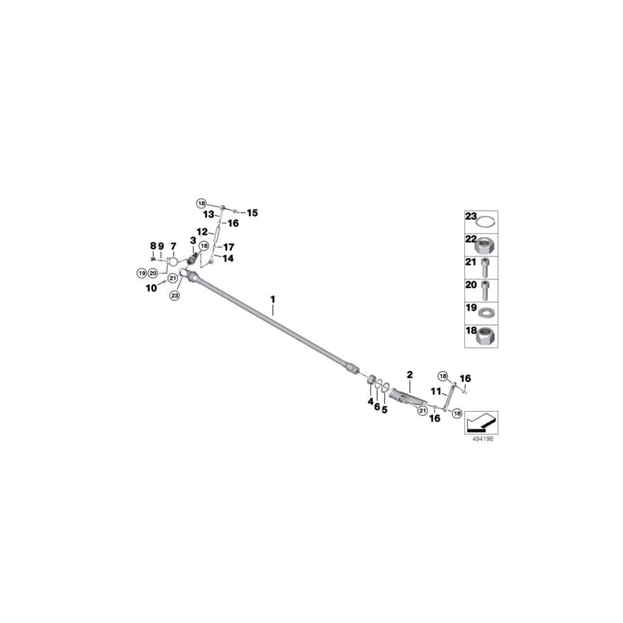 Genuine BMW 32308329376 Suspension 35X52 RPNA (Inc. M6 GT3) | ML Performance UK Car Parts