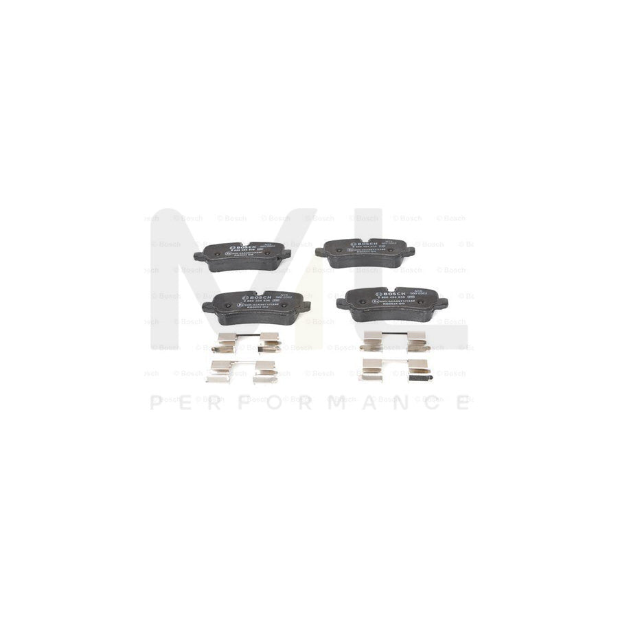 Bosch 0986494636 Brake Pad Set With Anti-Squeak Plate, With Spring BP1059 | ML Performance Car Parts