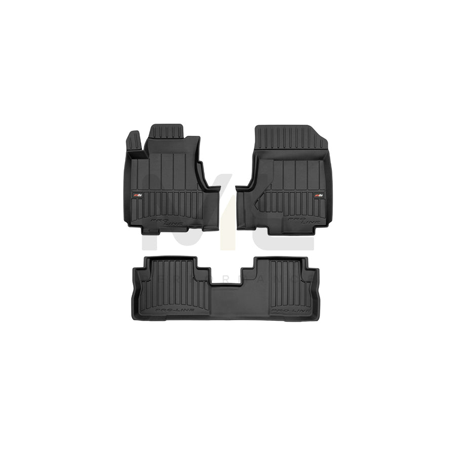 FROGUM Tailored, ProLine 3D425163 Floor mat set for HONDA CR-V III (RE) Elastomer, Front and Rear, Quantity: 3, Black | ML Performance Car Parts