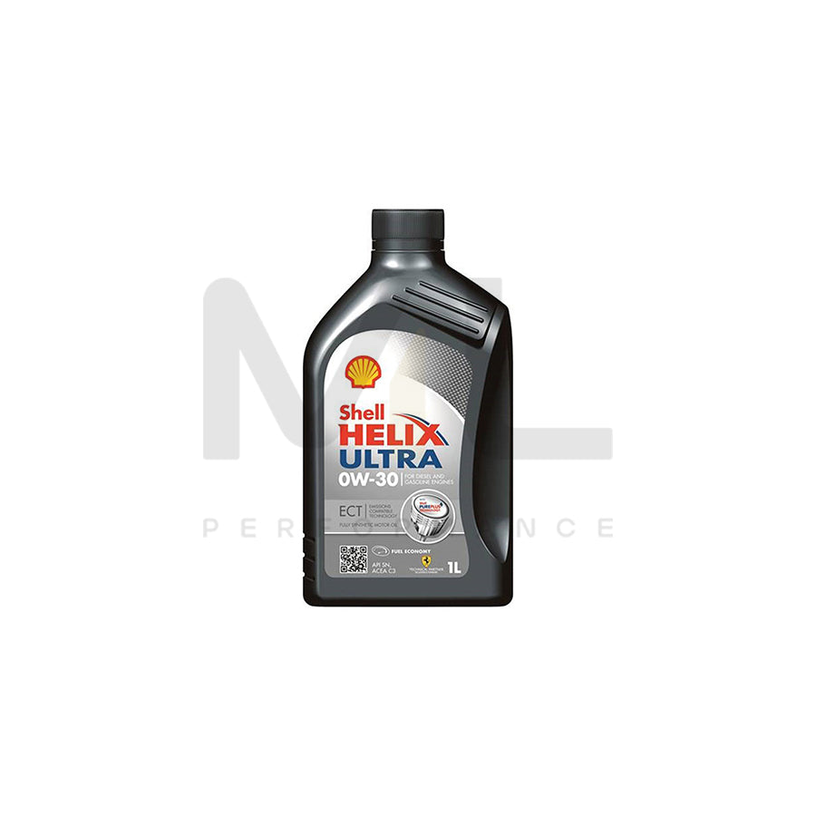 Shell Helix Ultra ECT Engine Oil - 0W-30 - 1Ltr Engine Oil ML Performance UK ML Car Parts