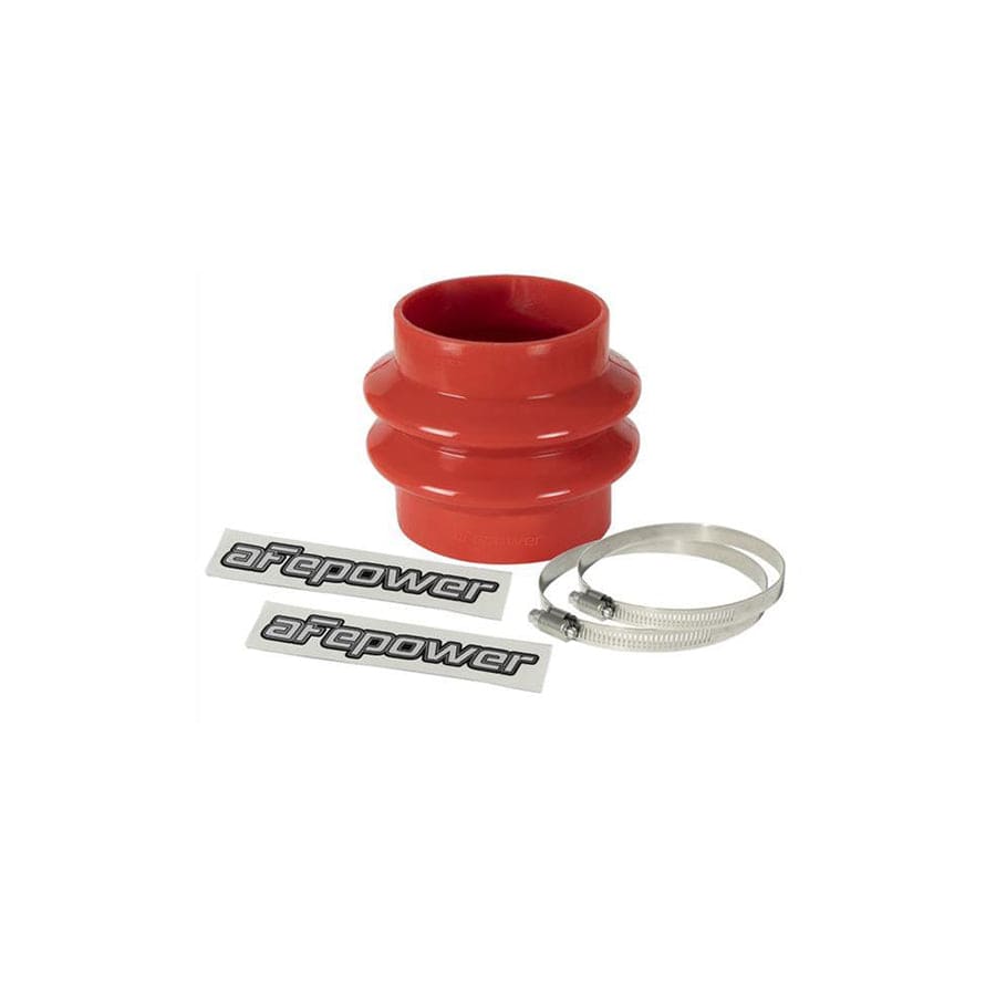 aFe 59-00118 (3-1/8 IN ID to 3 IN x 3-1/2 IN L) Straight Reducing Bellow-Coupler - Red Replacement Coupling Kit | ML Performance UK Car Parts