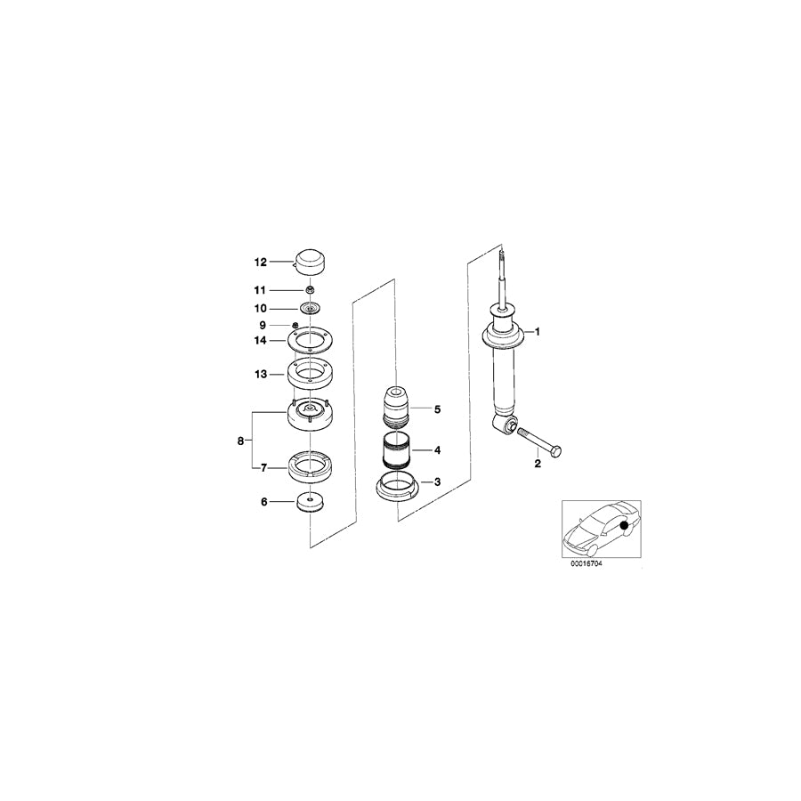 Genuine BMW 33521091860 E39 E38 Washer-Gasket (Inc. 750i) | ML Performance UK Car Parts