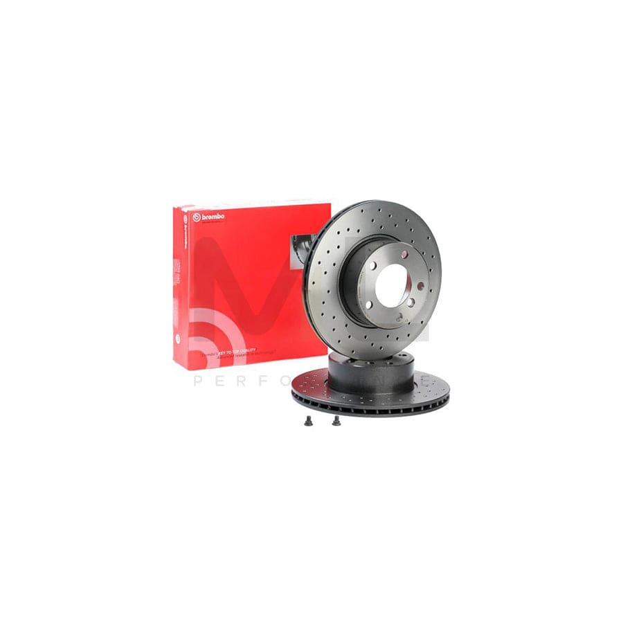 BREMBO XTRA LINE 09.6924.1X Brake Disc for BMW 5 Series Perforated / Vented, Coated, High-carbon, with bolts/screws | ML Performance Car Parts