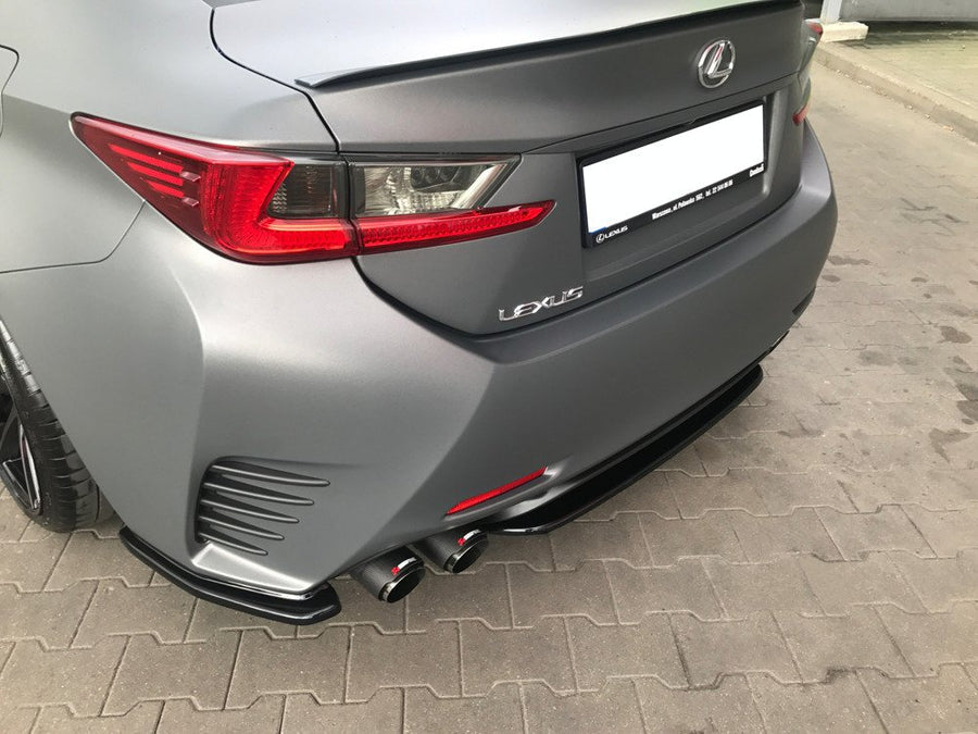 Maxton Design Lexus RC Central Rear Splitter (without vertical bars)