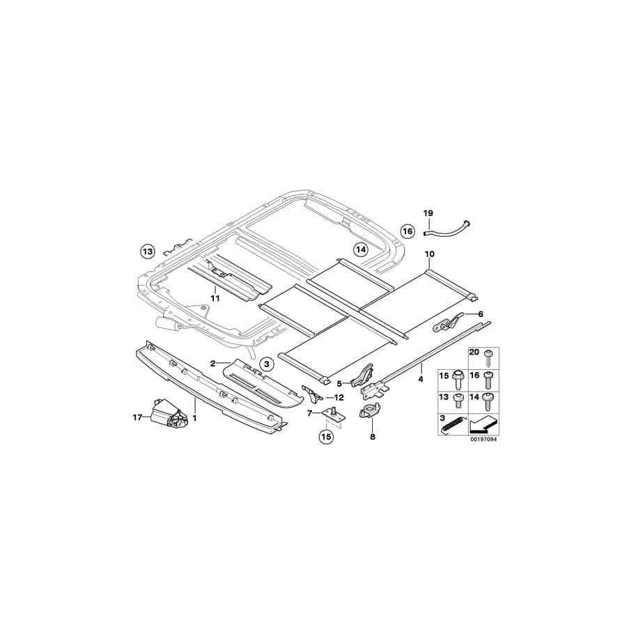 Genuine BMW 11119157030 R53 RR1 R50 Screw M5X34 (Inc. Phantom EWB, One 1.4i & Cooper) | ML Performance UK Car Parts