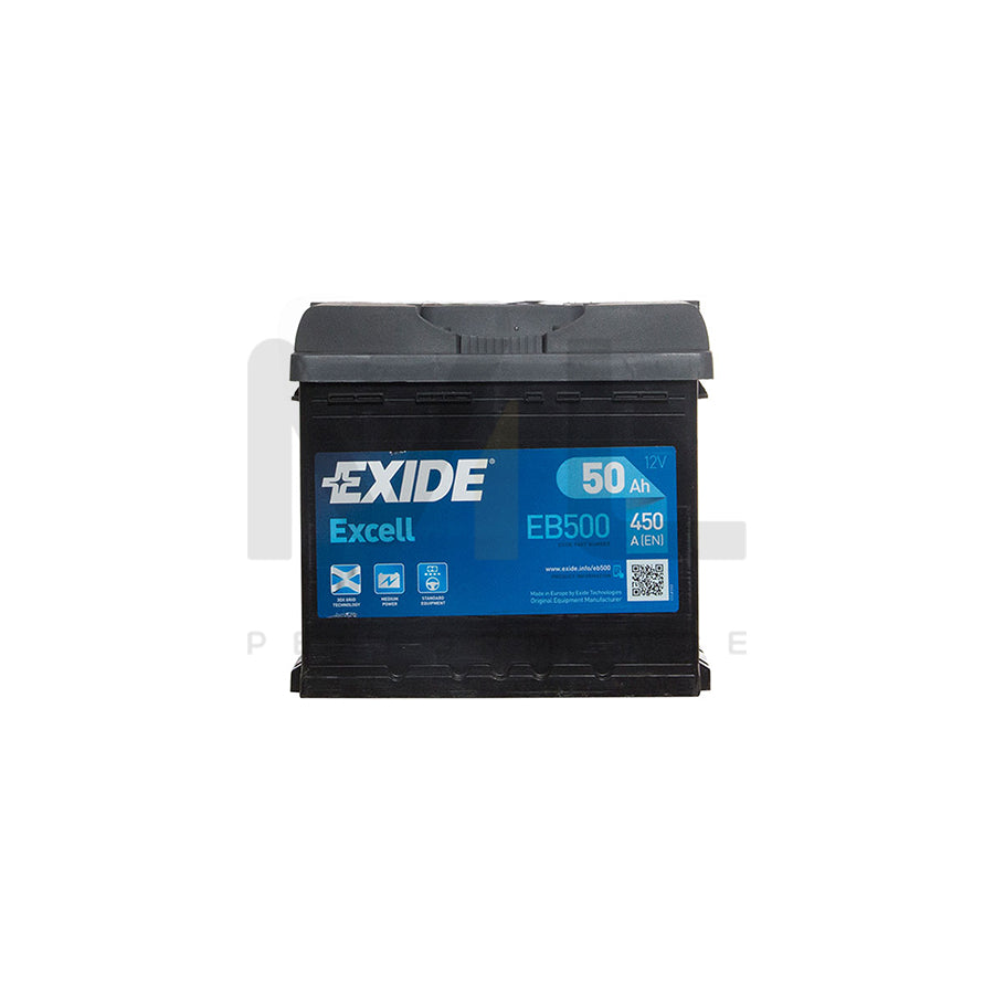 Exide Excel 012 Car Battery - 3 Year Guarantee | ML Performance UK Car Parts