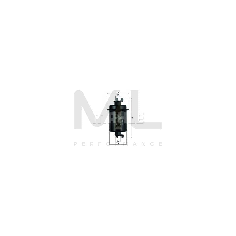 MAHLE ORIGINAL KL 110 Fuel filter In-Line Filter | ML Performance Car Parts