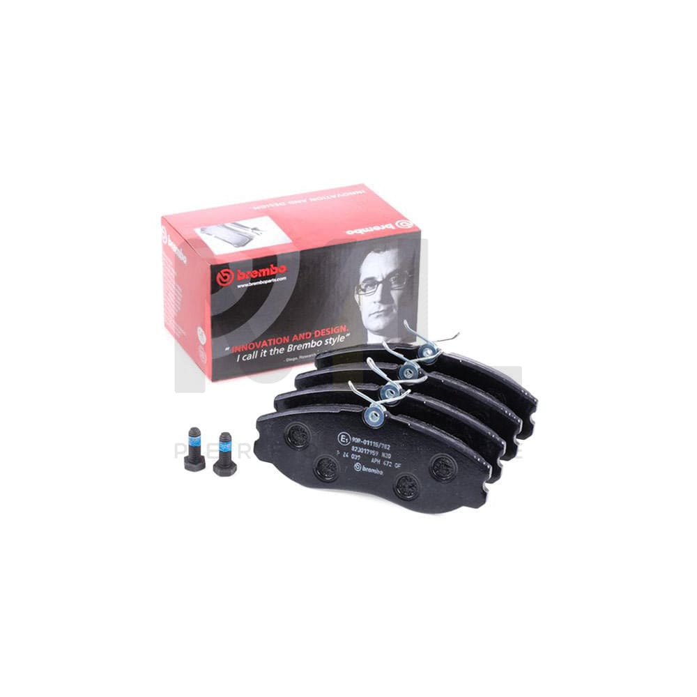 Brembo P 24 039 Brake Pad Set Excl. Wear Warning Contact, With Brake Caliper Screws | ML Performance Car Parts