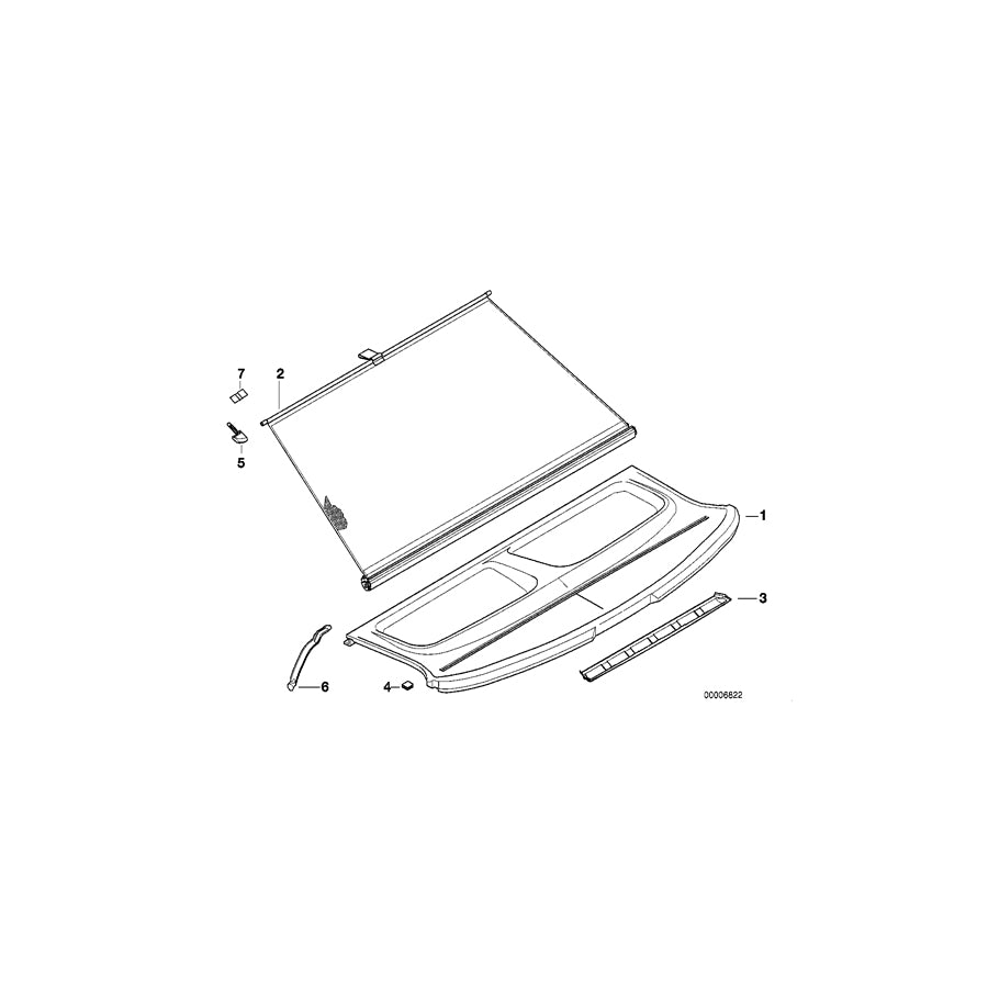 Genuine BMW 51462268843 E36 Holder (Inc. 323ti) – ML Performance