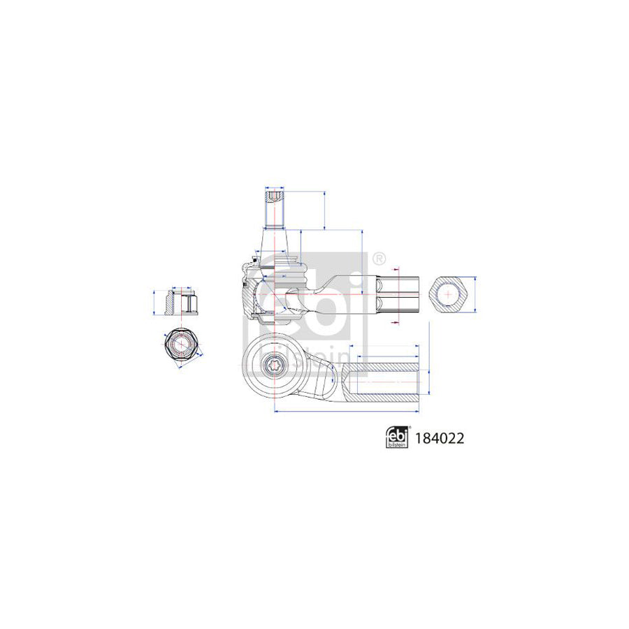 Febi Bilstein 184022 Track Rod End