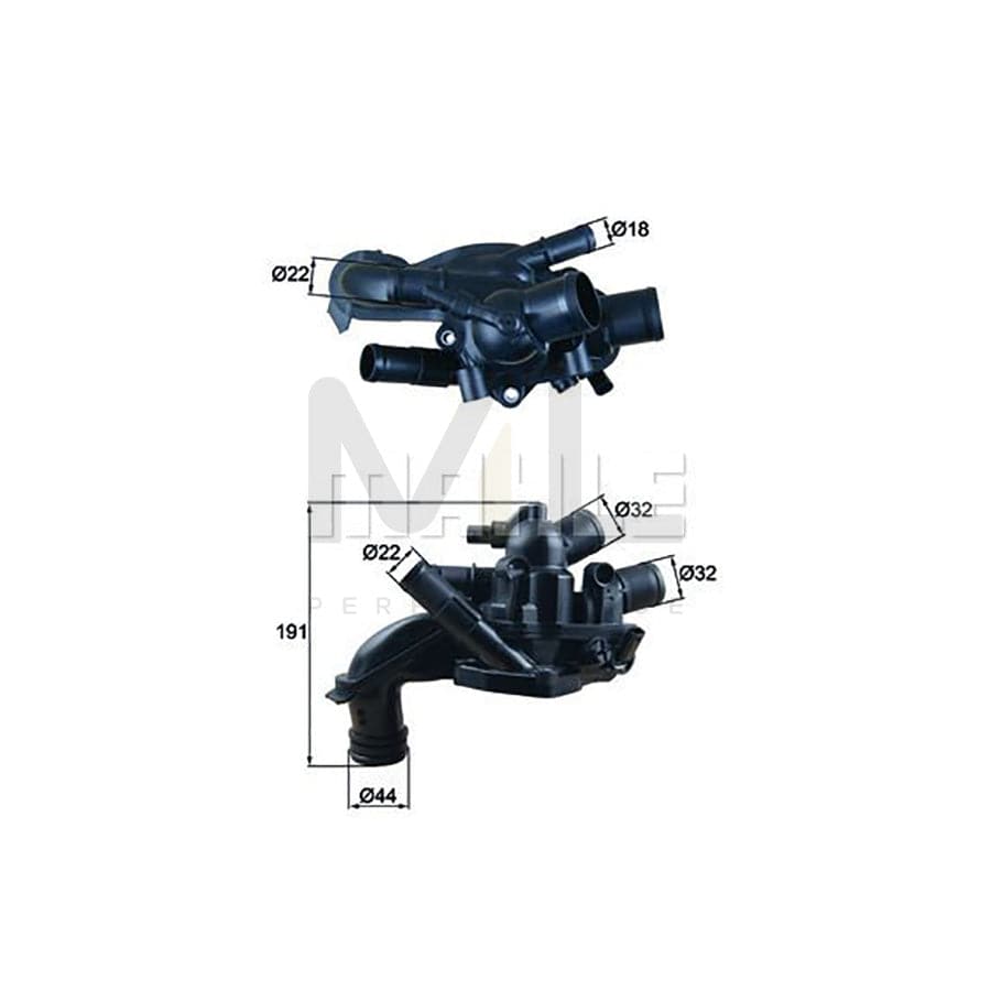 MAHLE ORIGINAL TM 46 105 Engine thermostat Opening Temperature: 105��C, with seal | ML Performance Car Parts