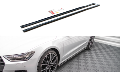 Maxton Design AU A7 C8 SD1T Side Skirts Diffusers Audi A7 C8 ML