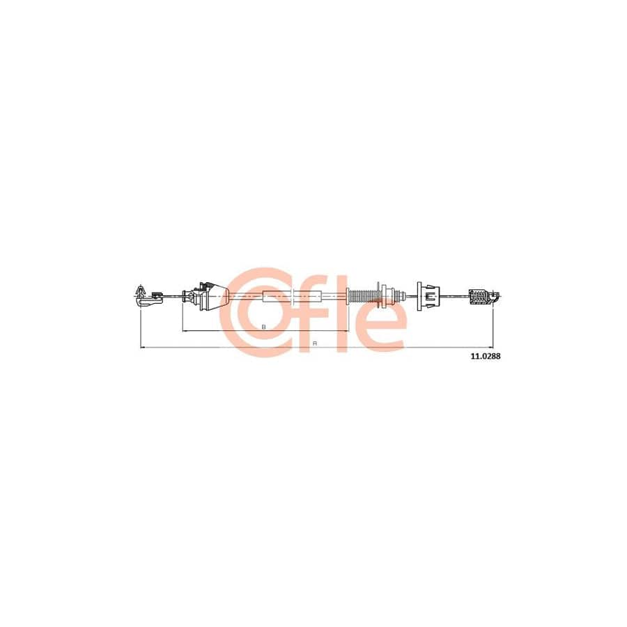 COFLE 11.0288 Throttle Cable for RENAULT Symbol / Thalia I (LB) | ML Performance UK Car Parts