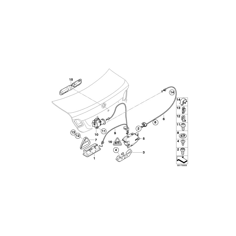Genuine BMW 07147177066 F01 F80 Torx-Countersunk Head Screw M6X10 (Inc. 318d) | ML Performance UK Car Parts