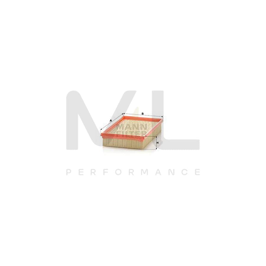 MANN-FILTER C 2579 Air Filter Filter Insert | ML Performance Car Parts
