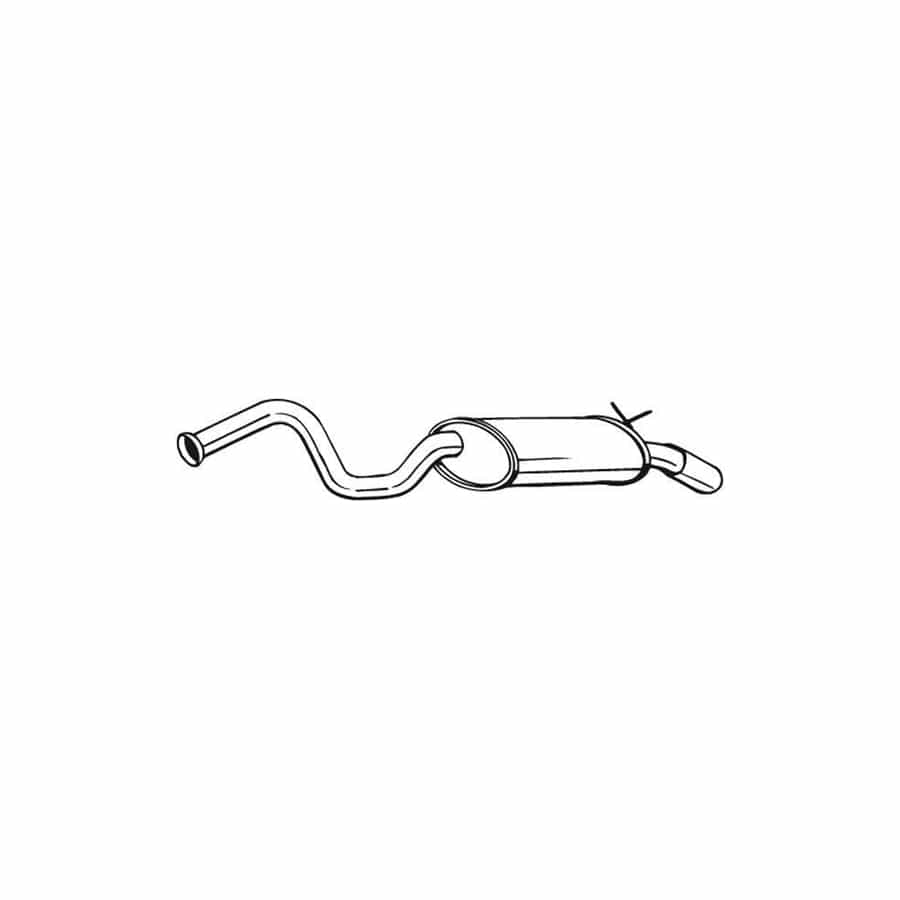 Bosal 278-639 Rear Silencer For Renault Laguna