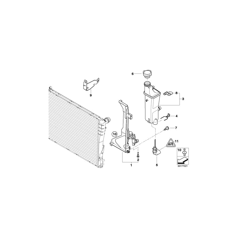 Genuine BMW 11537791194 E53 Hose Clamp (Inc. X5 3.0d) | ML Performance UK Car Parts