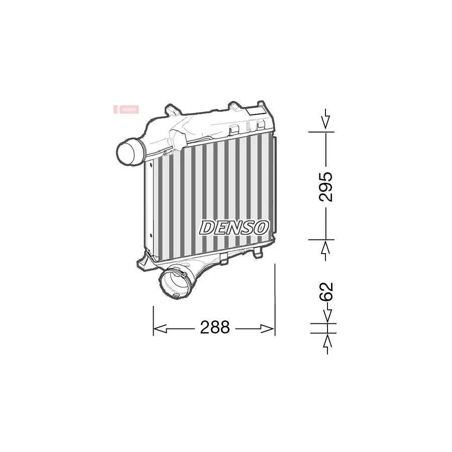 Denso DIT28021 Dit28021 Intercooler For Porsche Cayenne (92A) | ML Performance UK