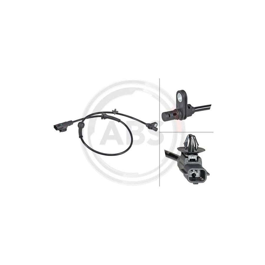 A.B.S. 30226 ABS Sensor for RENAULT Kadjar (HA_, HL_) | ML Performance UK Car Parts