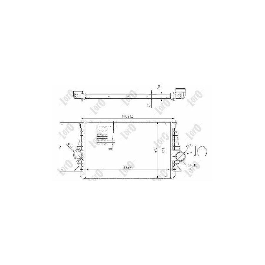 Abakus 0170180008 Intercooler | ML Performance UK