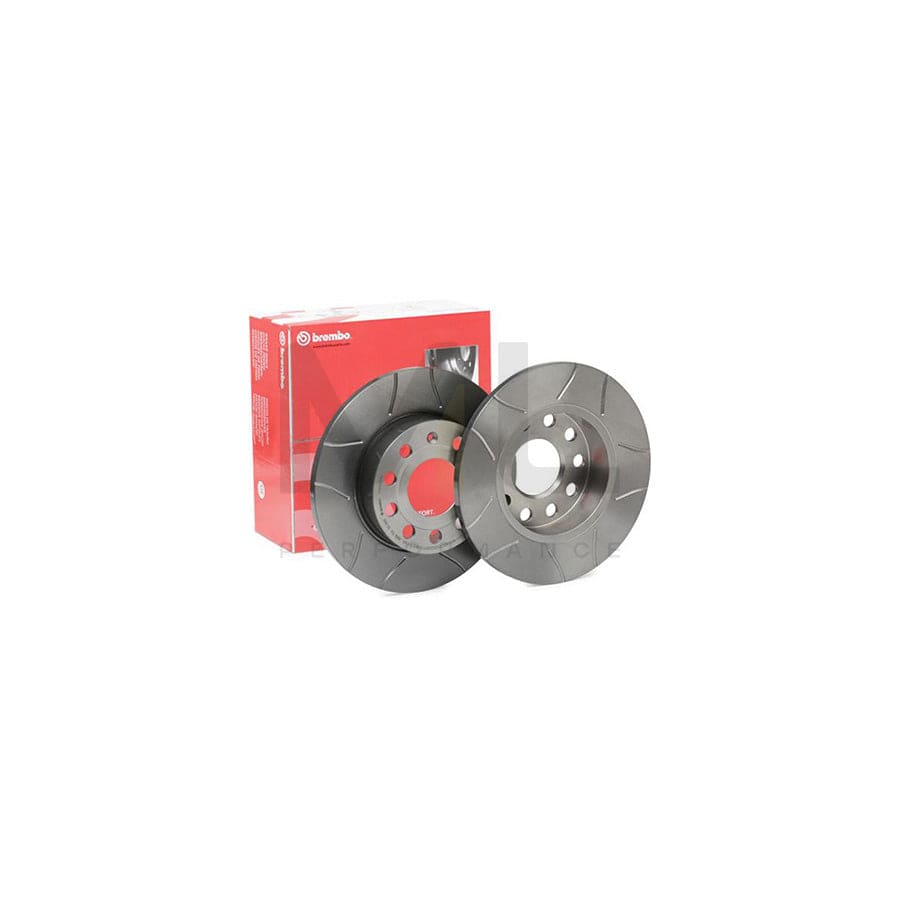 BREMBO 08.9488.75 Brake Disc Slotted, Solid, Coated, with bolts/screws | ML Performance Car Parts