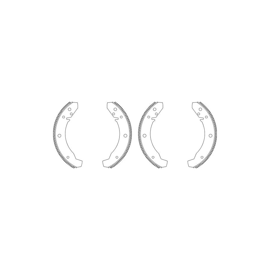 8DB 355 020-601 HELLA pastllas de freno traseras