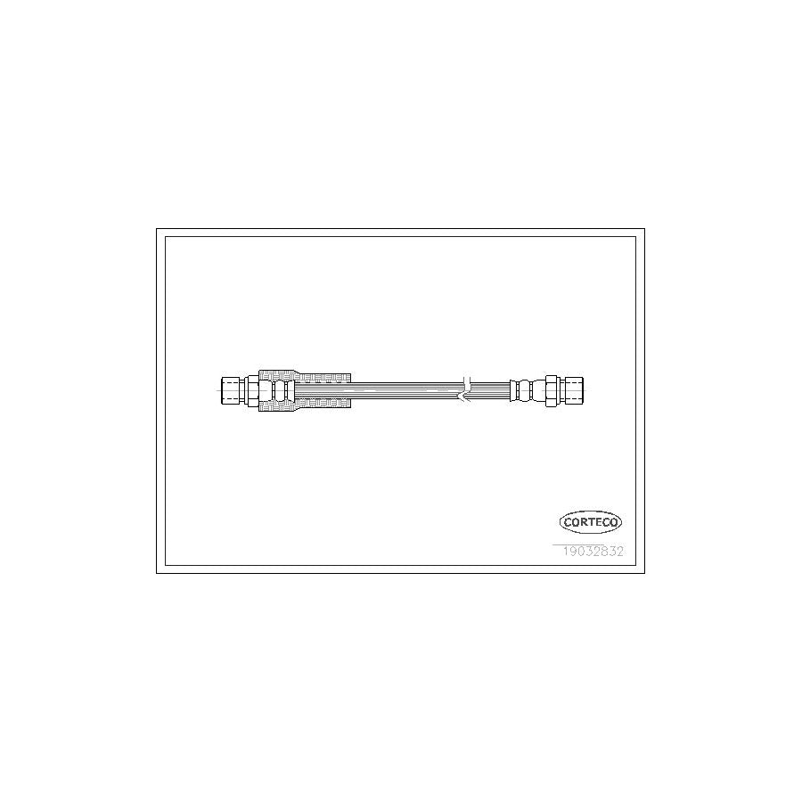 Corteco 19032832 Brake Hose Suitable For Mercedes-Benz G-Class | ML Performance UK