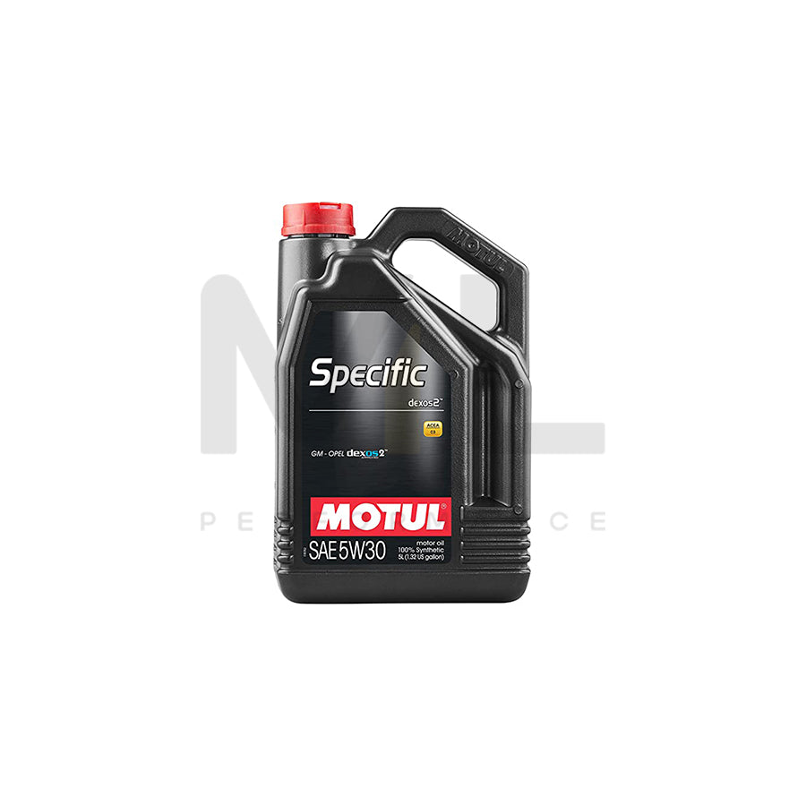 Motul Specific dexos2 5w-30 Fully Synthetic Car Engine Oil 5l | Engine Oil | ML Car Parts UK | ML Performance