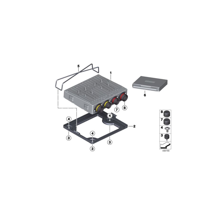 Genuine BMW 51717750609 BMW Swinging Metal Buffer M6 20X15 SH40 (Inc. & M6 GT3) | ML Performance UK Car Parts