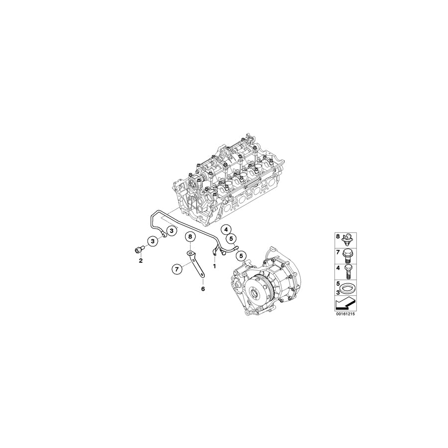 Genuine BMW 11427966214 E65 Connector (Inc. AlpinaB7) | ML Performance UK Car Parts