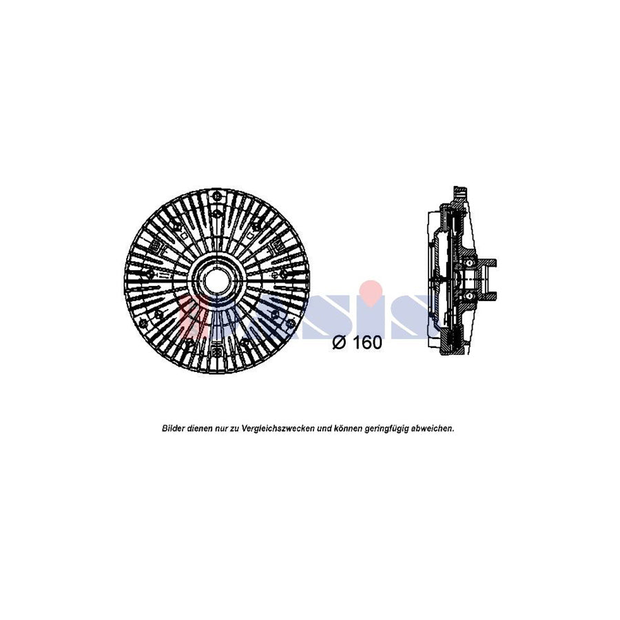 AKS Dasis 058012N Fan Clutch For BMW 7 (E38) | ML Performance UK