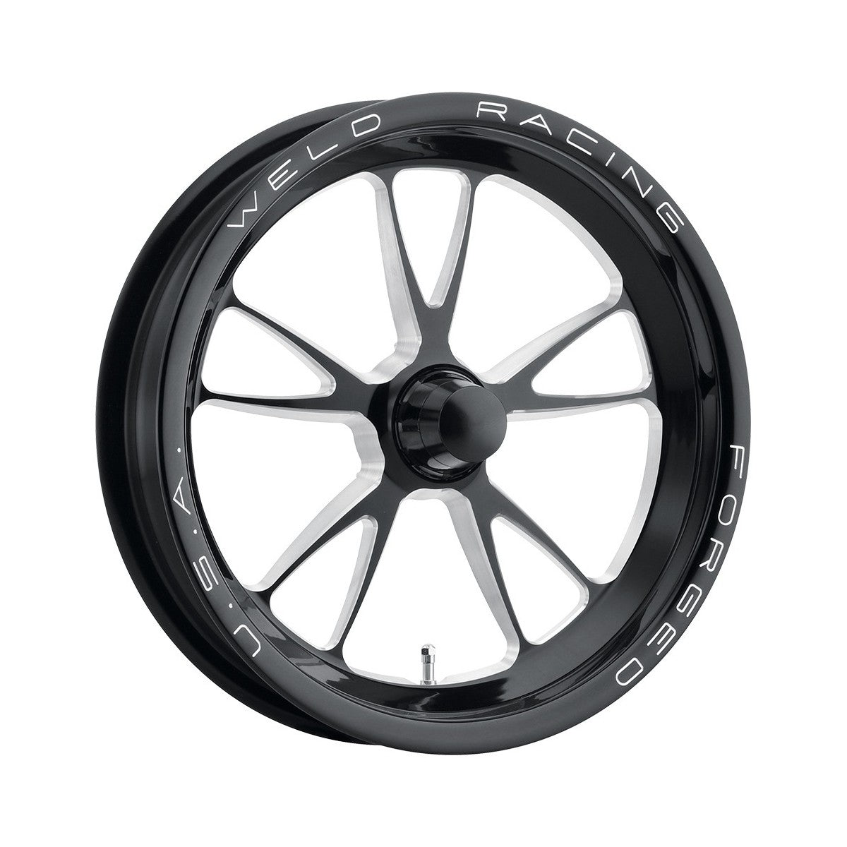 Weld 82B-15001 Full Throttle Frontrunner Wheel 15x3.5 Strange Spindle ET-13 BS1.75 Black