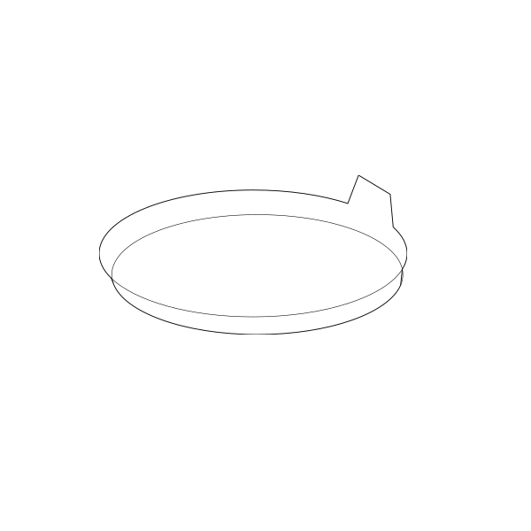 Genuine Lexus 58823-78010 NX Phase 1 Front Cup Holder Mat