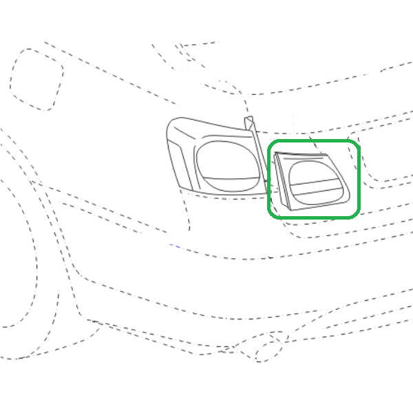 Genuine Lexus 81581-30360 GS Phase 3 O/S Inner Rear Light Assembly