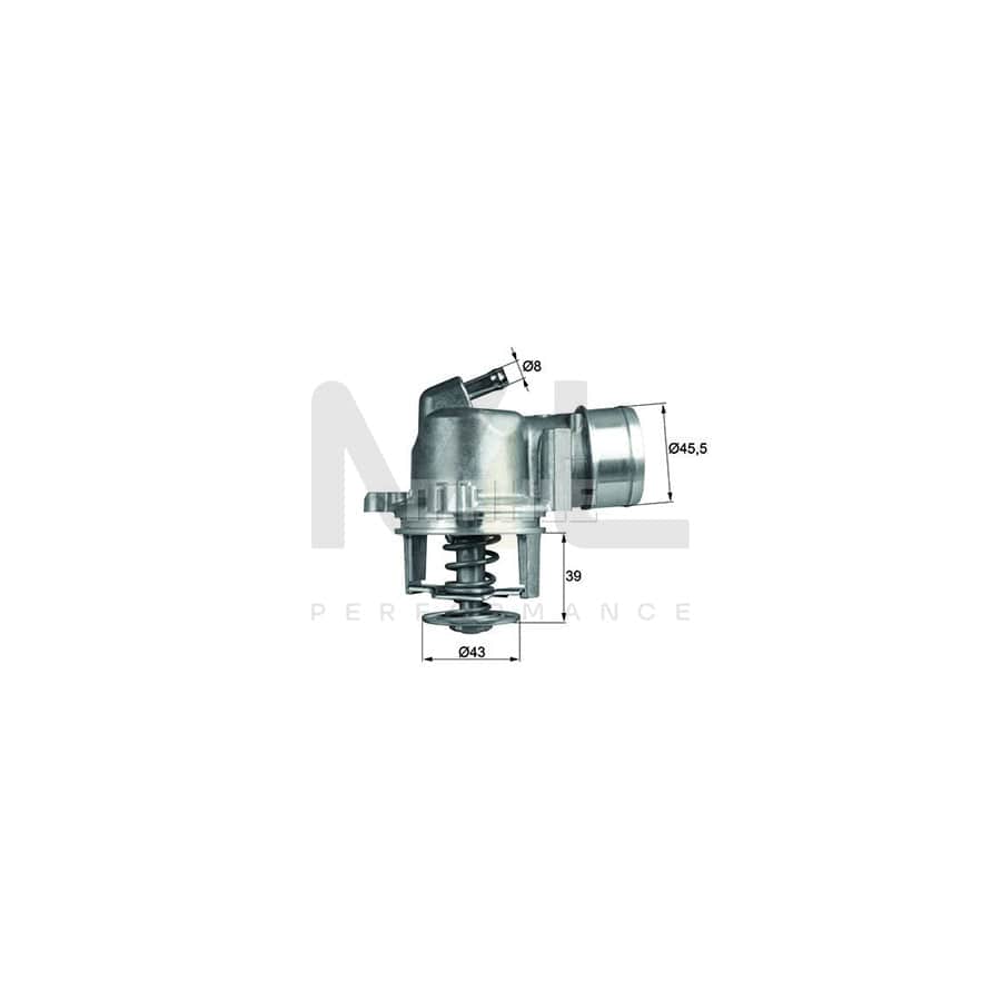 MAHLE ORIGINAL TI 208 87D Engine thermostat Opening Temperature: 87��C, with seal | ML Performance Car Parts