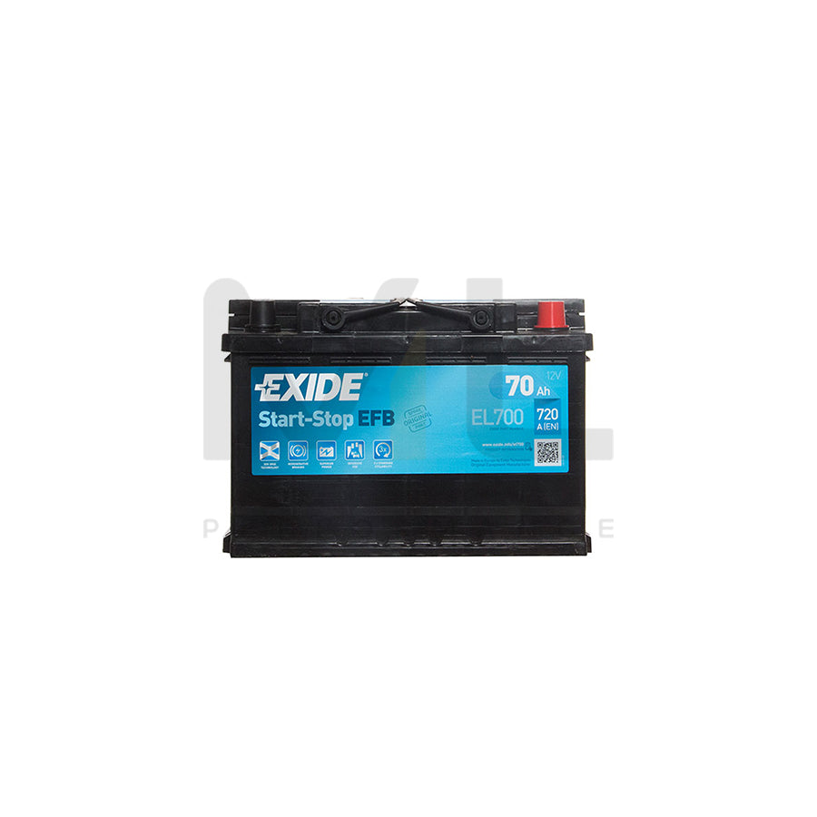 Exide EL700 EFB 096 Car Battery (EL700) - 3 year Guarantee – ML