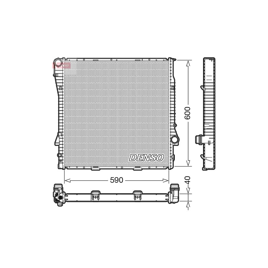 Denso DRM05112 Drm05112 Engine Radiator For Bmw X5 (E53) | ML Performance UK