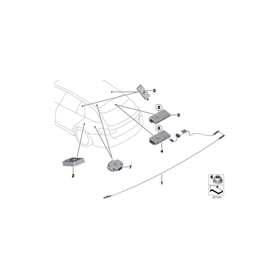 Genuine BMW 65209229043 Trap Circuit (Inc. 335dX, 318i & 340iX) | ML Performance UK