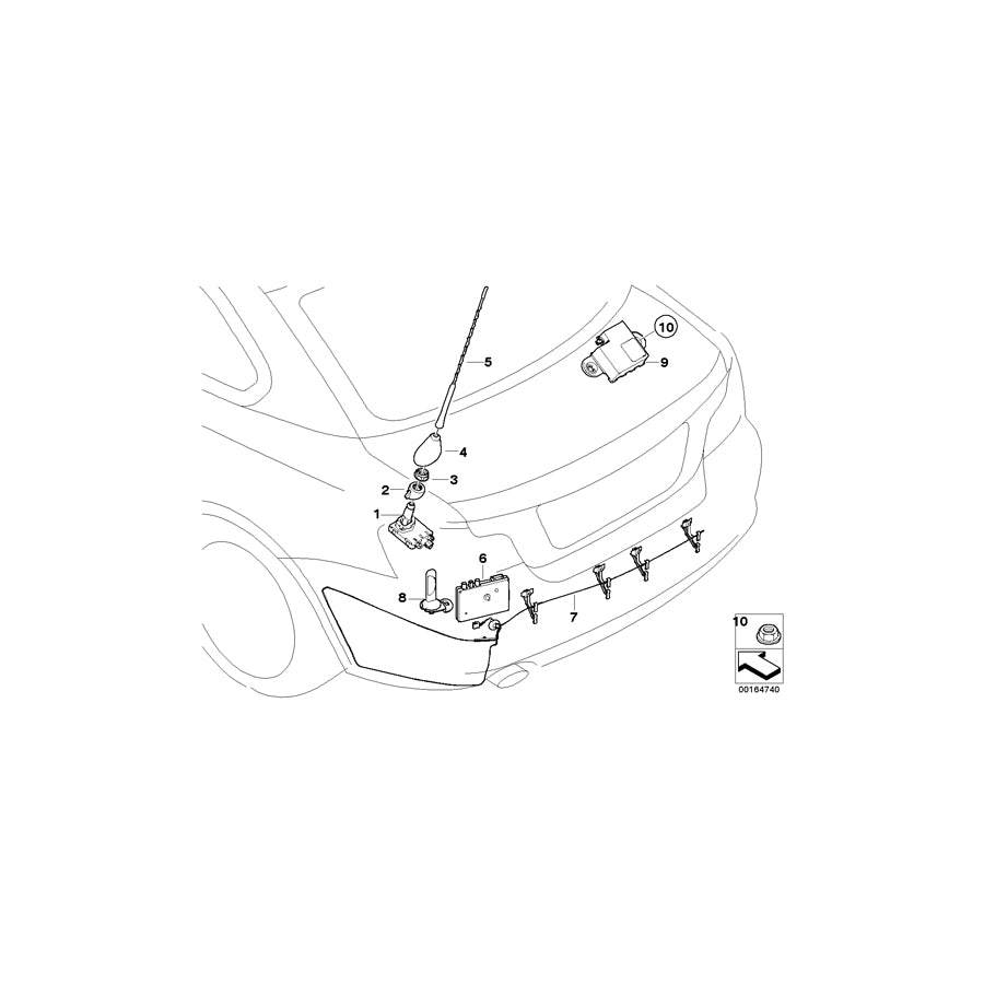 Genuine BMW 65206980078 E88 Antenna Amplifier Diversity (Inc. 118i, 135i & 128i) | ML Performance UK