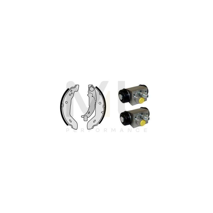 BREMBO STANDARD KIT H 50 004 Brake Shoe Set suitable for MERCEDES-BENZ A-Class (W168) Ø: 180mm | ML Performance Car Parts