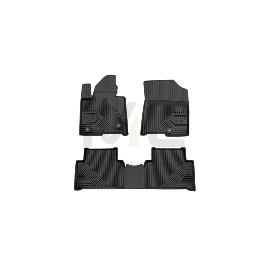 FROGUM Tailored, No.77 77425774 Floor mat set for KIA Sorento IV (MQ4) Elastomer, Front and Rear, Quantity: 3, Black | ML Performance Car Parts
