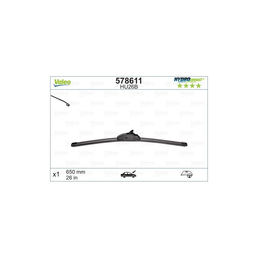 Valeo 578611 Wiper Blade | ML Performance UK Car Parts
